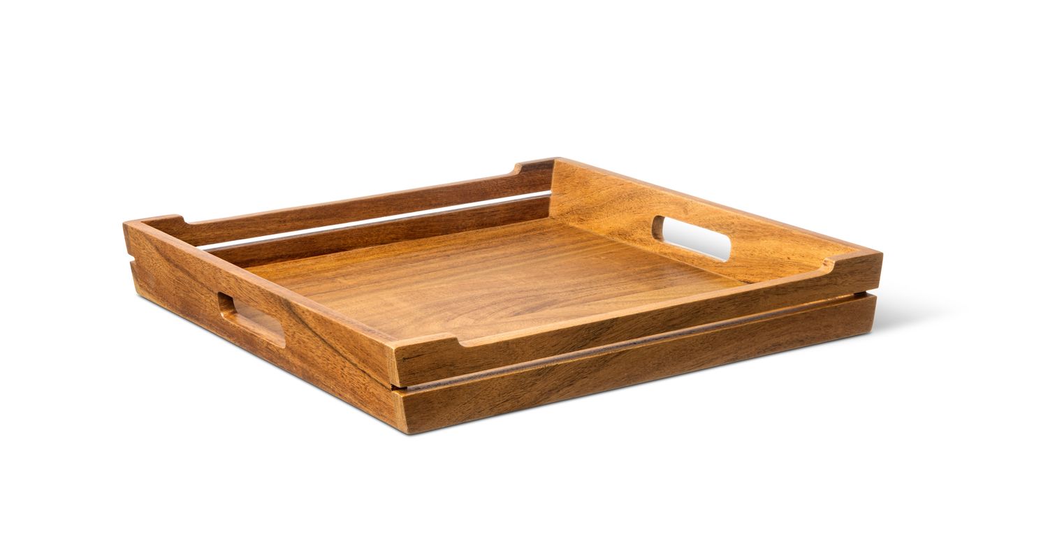 Cassetta Quadrata in Legno 35 x 35 x 5 cm - Life - Abert