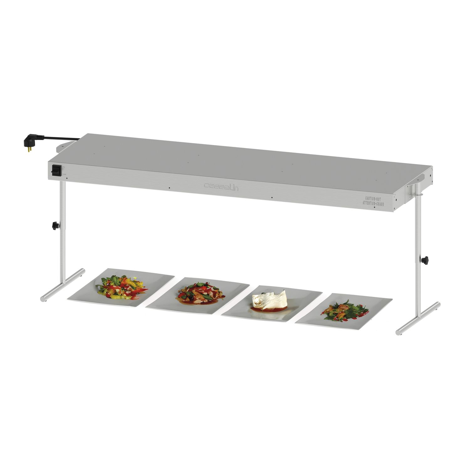 Casselin - Scaldavivande a infrarossi doppio con luce 1500