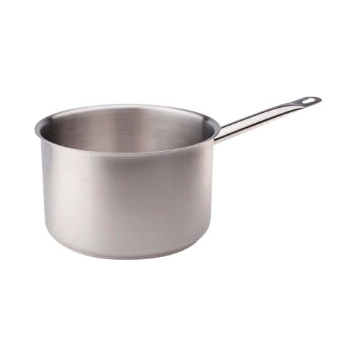 Casseruola Alta 1 Manico 16 cm Acciaio Inox Induzione - 3 mm - Agnelli