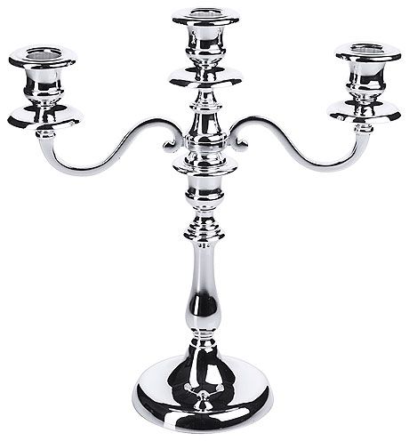 Candelabro a tre bracci 32,5 cm - Contacto