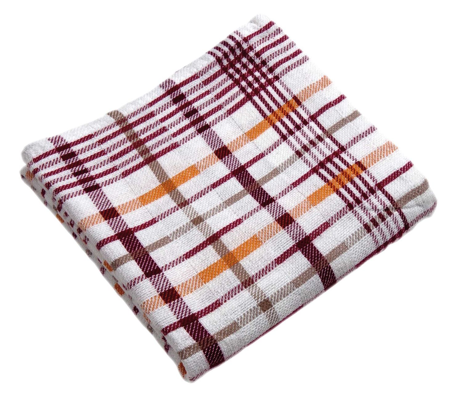 Canovacci/Strofinacci a righe 6 pezzi 50 x 70 cm Rosso - Tirolix