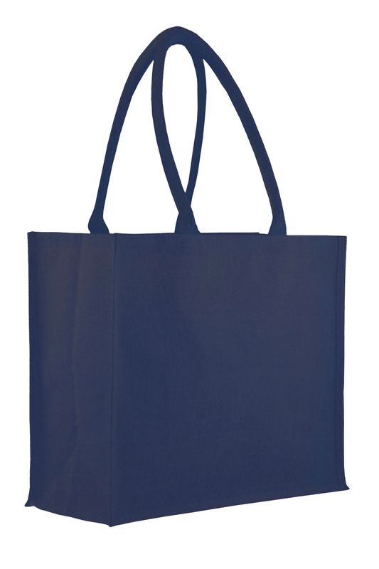 Borsa Juta Colorata 35hX45x15 cm Blu - Tirolix