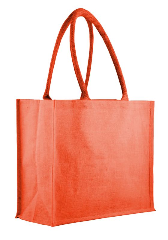 Borsa Juta Colorata 35hX45x15 cm Arancio - Tirolix