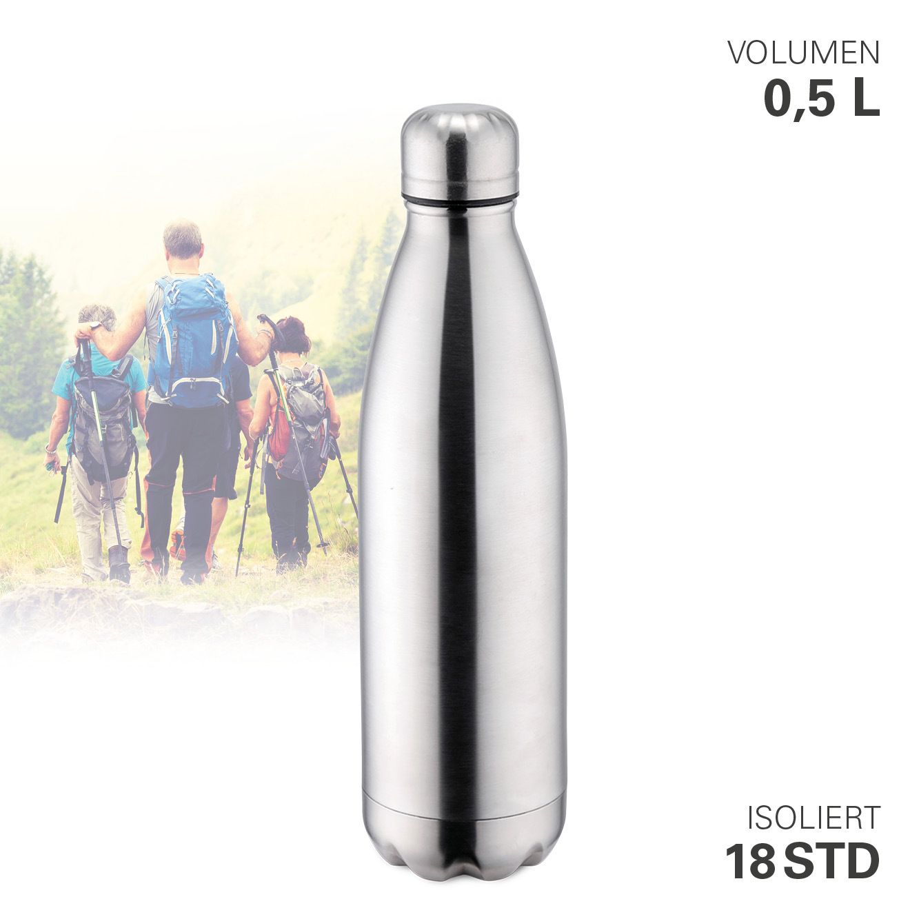 Bottiglia thermos sottovuoto 0,5 l - Weis