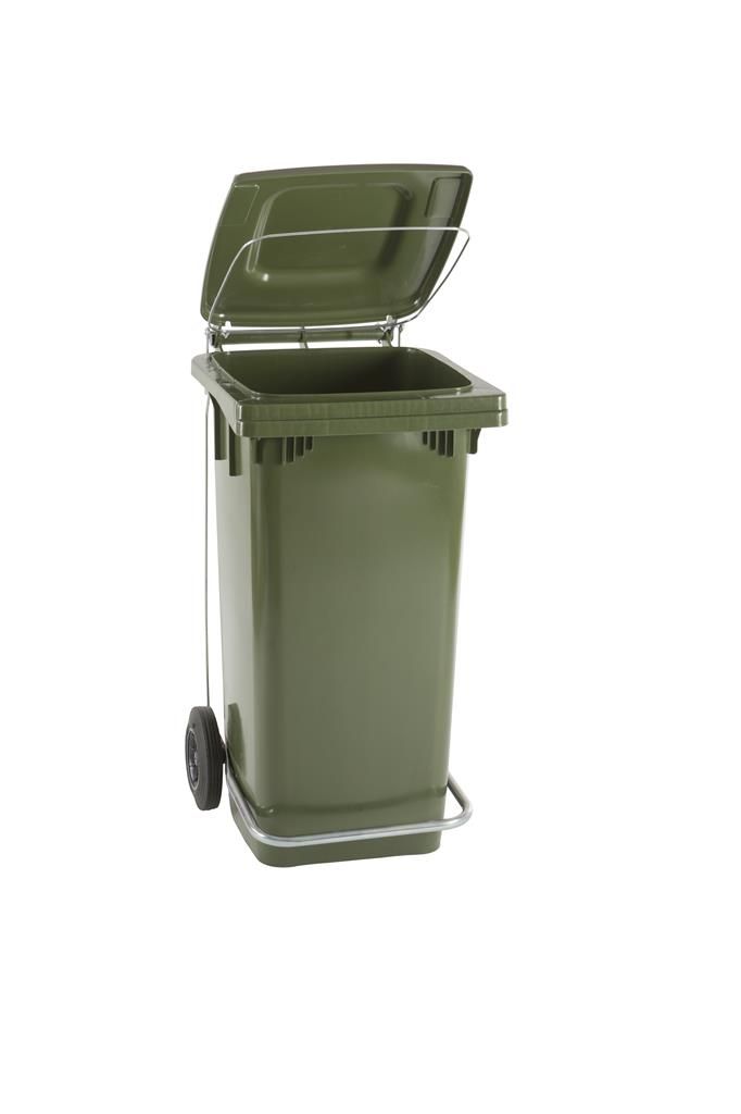 Bidone Con Coperchio 100 lt Verde Max - Giganplast