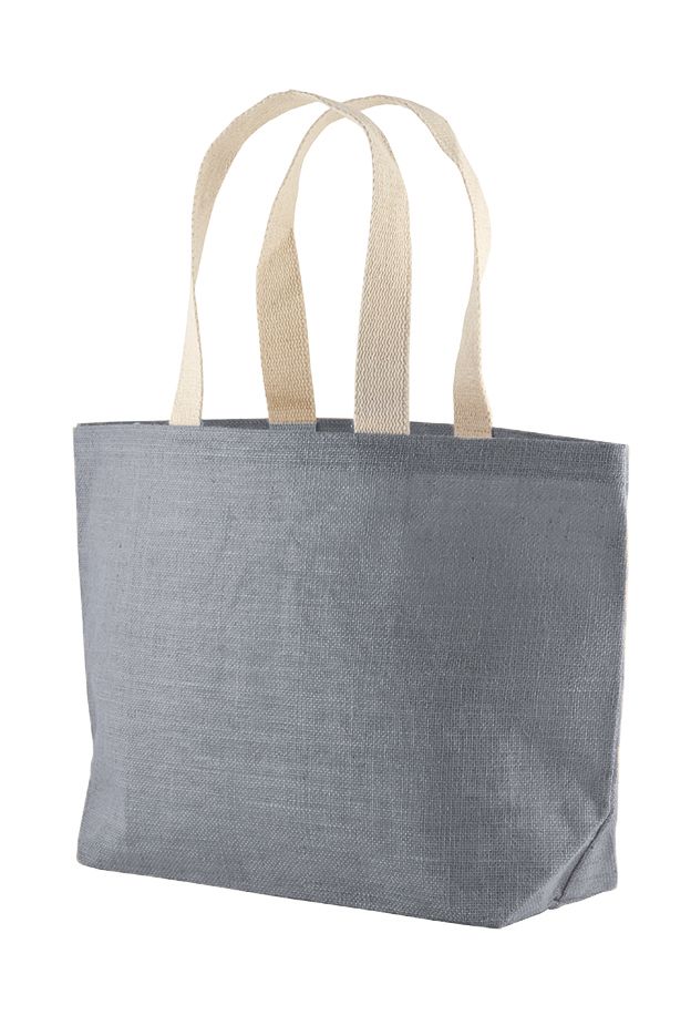 Borsa Juta 33hx53x15 cm Grigio - Tirolix