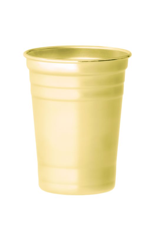 Bicchiere da bevanda in acciaio inox color oro - Amefa