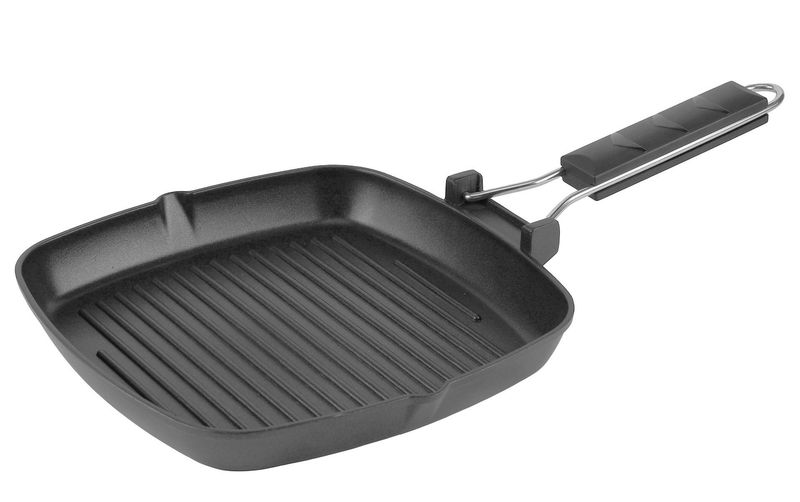Bistecchiera quadra 26 x 26 cm Dietigrill Induction - Ilsa