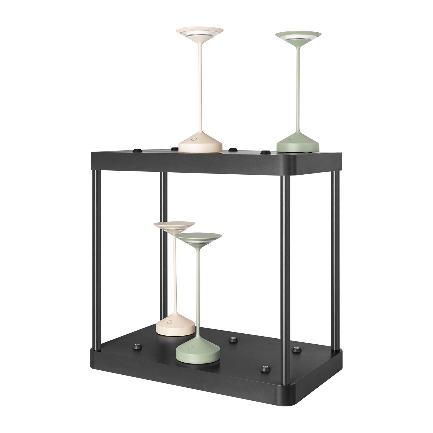 Base Lampade Tempo Resort Saturno 6 Pos. 53 x 33 cm H. 56 cm - Abert