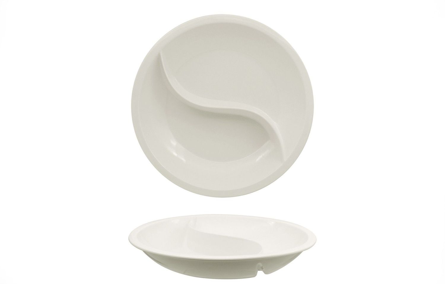 Ariane - Piatto gastronorm 2 scomparti 34 cm Buffet