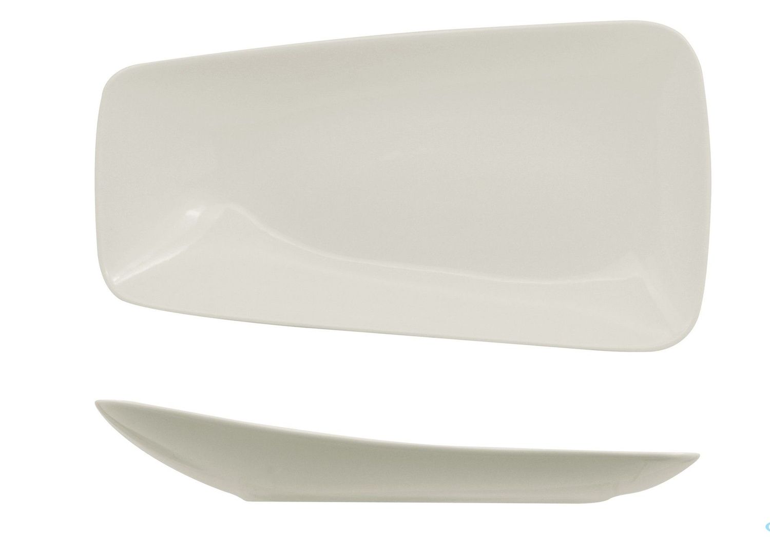 Ariane - Piatto piano asimmetrico 24 x 13 cm Vital Rectangle