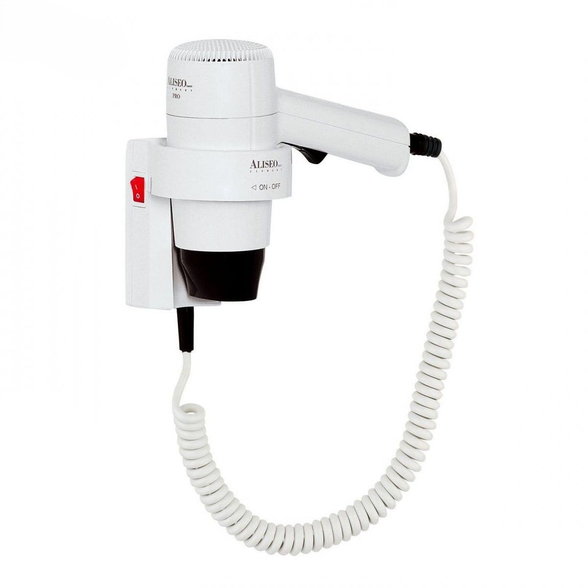 Asciugacapelli Pro bianco/nero 1200W - Aliseo