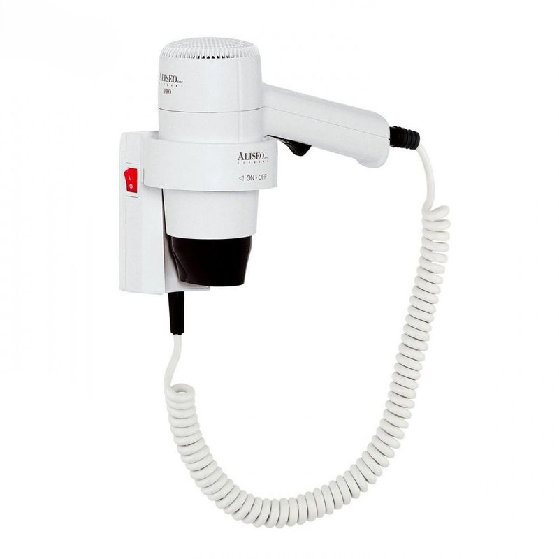 Asciugacapelli Pro bianco/nero 1200W - Aliseo