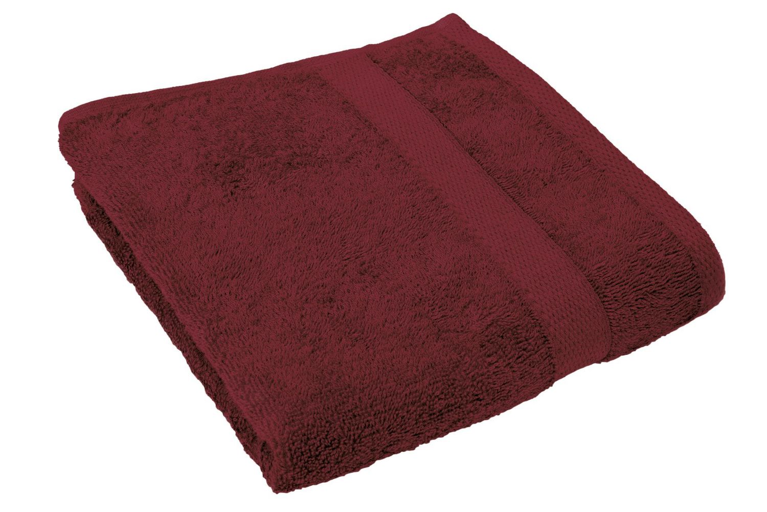 Asciugamano 100 x 150 cm Rosso Scuro - Tirolix