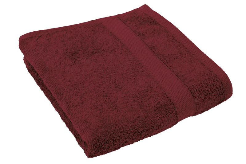 Asciugamano 100 x 150 cm Rosso Scuro - Tirolix