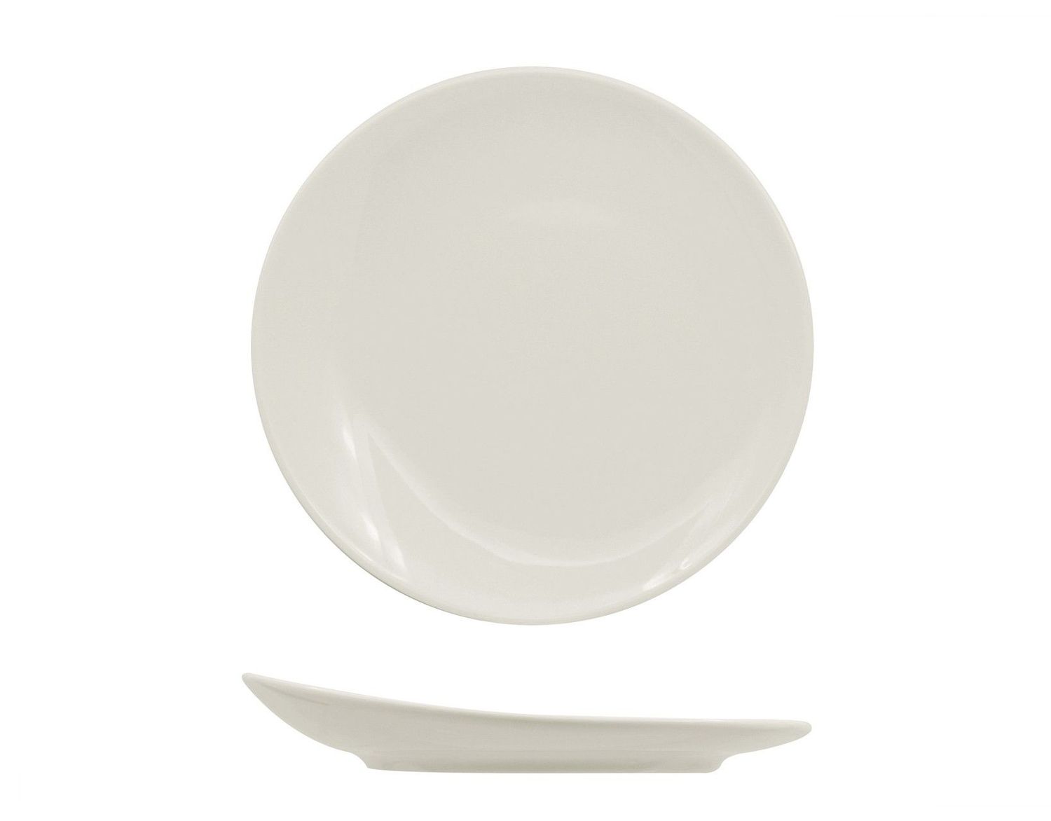 Ariane - Piatto piano assimetrico 15 cm Vital Coupe