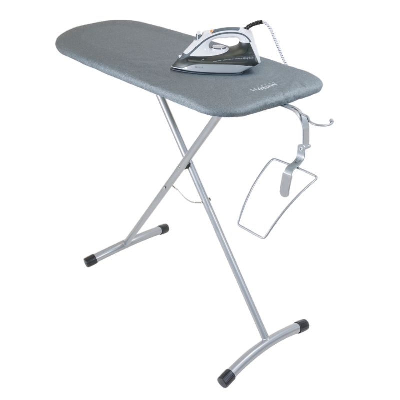 Asse da stiro con collegamento Elettrico EU Surf Steamworks Argento 40 x 100 cm - Aliseo