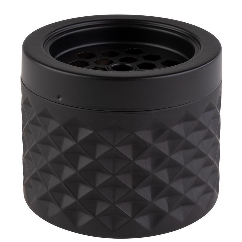 APS - Posacenere antivento "Nebula" 9,5 cm Nero Opaco