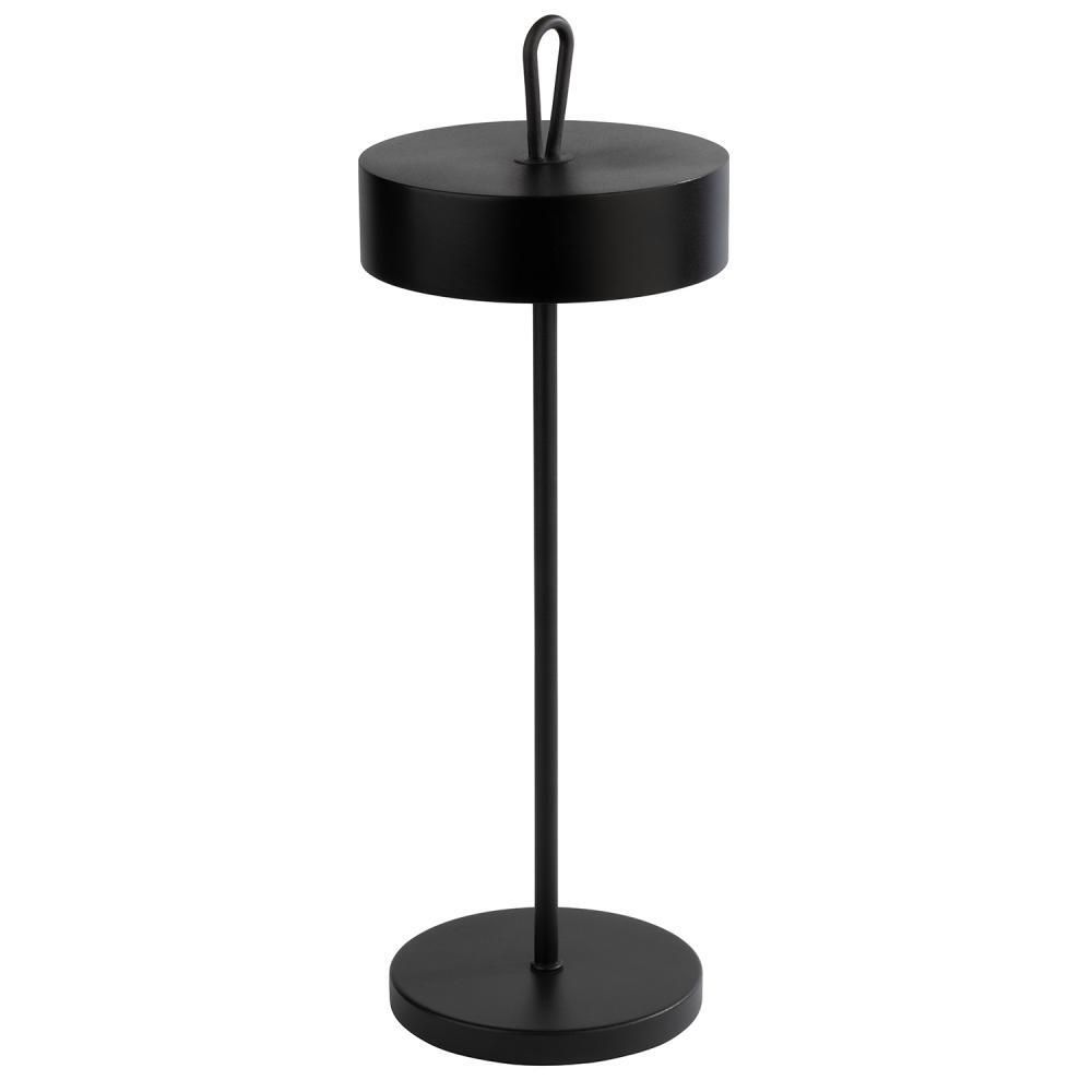 APS - Lampada da tavolo "Cleo" 30,5 x 11 cm Nero