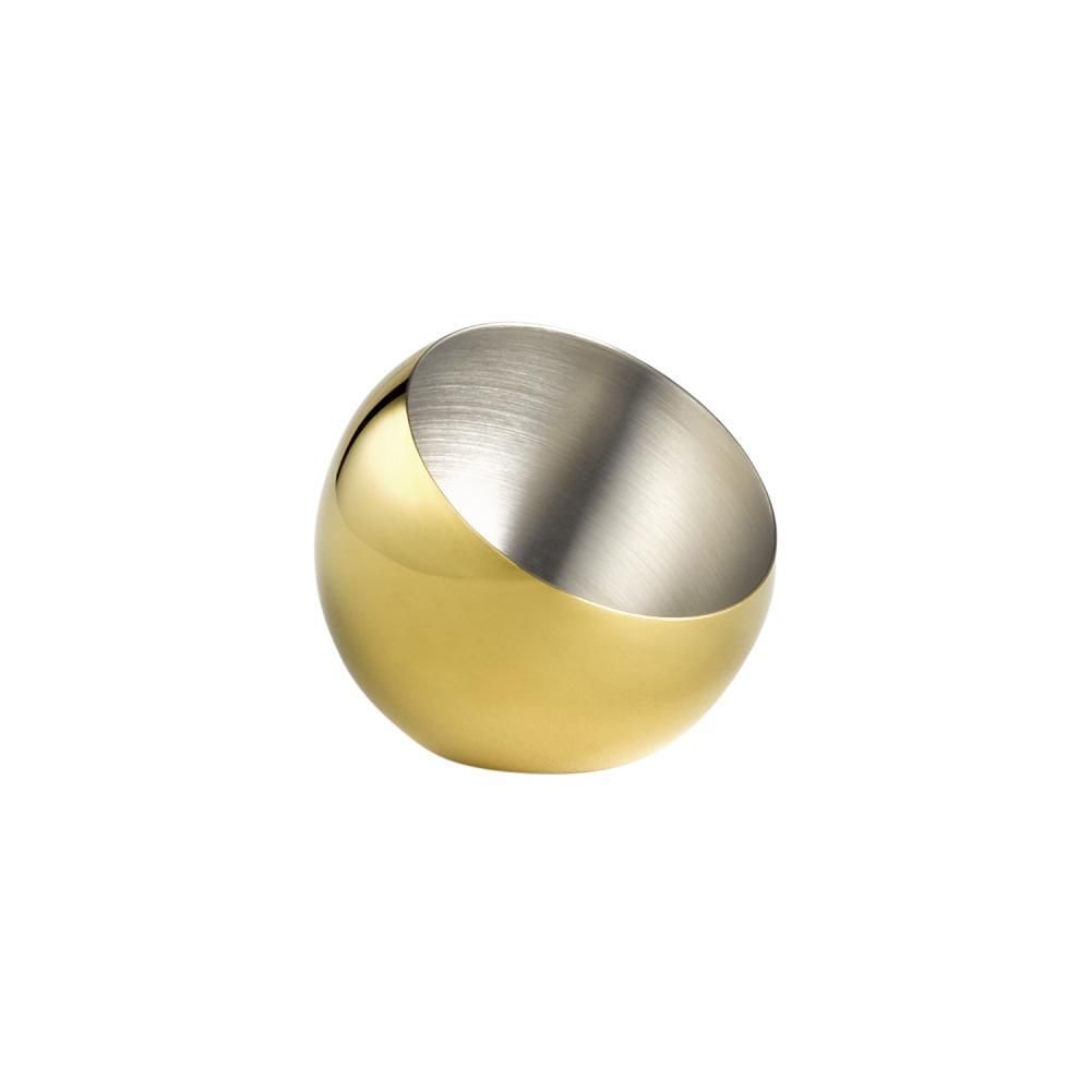 APS - Set 3 ciotole "Sphere" 8 cm 0,1L Oro