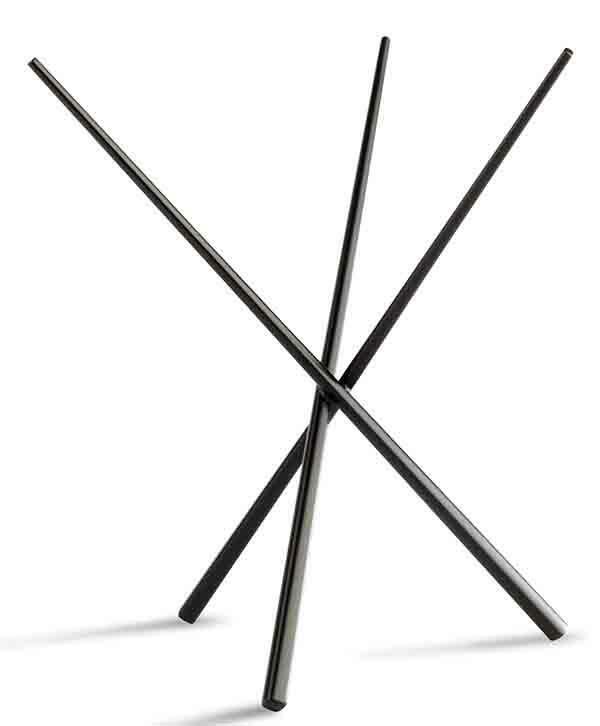 APS - Supporto buffet "Asia Plus" 16,5 x 20,5 cm Nero