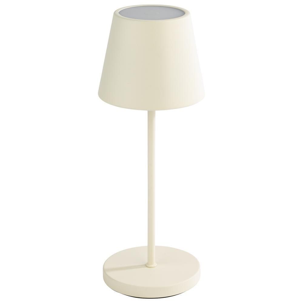 APS - Lampada da Tavolo "Merle" 30,5 x 11 cm Bianco
