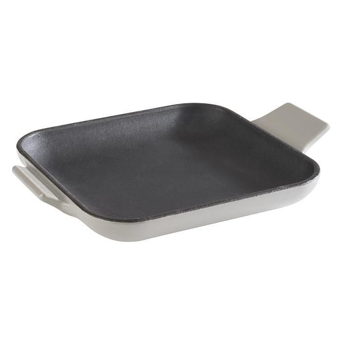 APS - Padelle da portata "Cast Iron" 13 x 13 cm Grigio