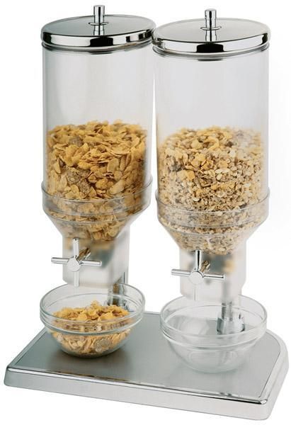 APS - Dispenser per cereali doppio "Fresh &amp; Easy" 9L