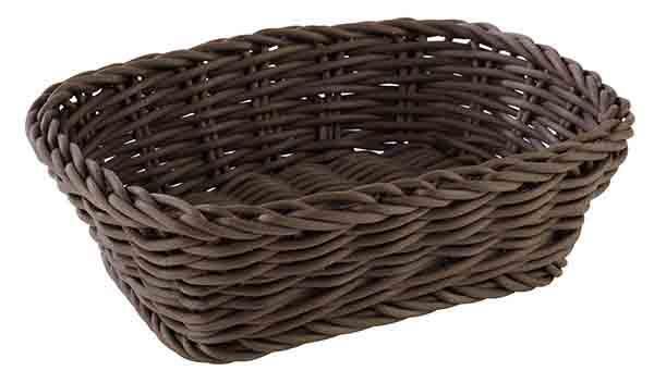 APS - Cesto rettangolare "Profi Line" 13 x 19 cm Marrone