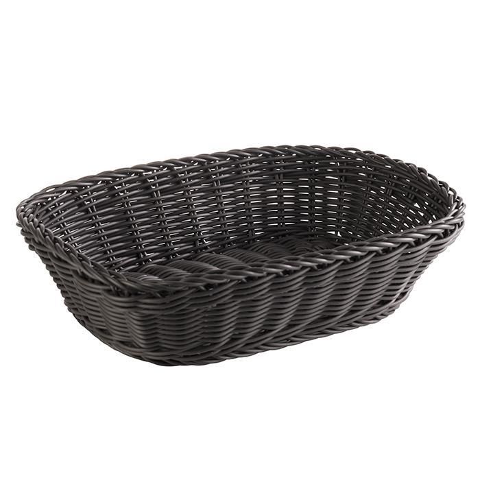APS - Cesto rettangolare "Profi Line" 26,5 x 19 cm Nero