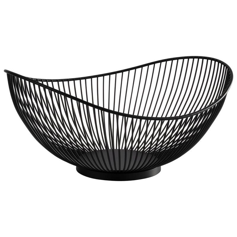 APS - Cestino "Svart" 25,5 x 29,5 cm Nero