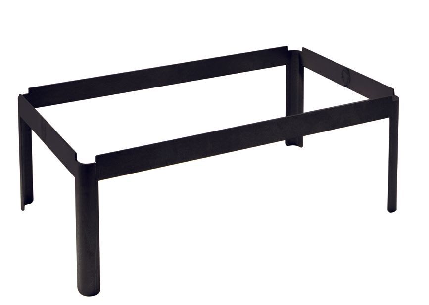 Alzata Piatti Refrigerata Corten 44 x 25 H. 17 cm - Cosmo - Abert