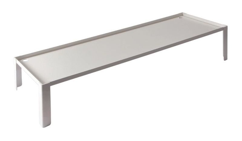 Alzata Presentazione Bianco 20 x 60 H. 9 cm - Domino - Abert