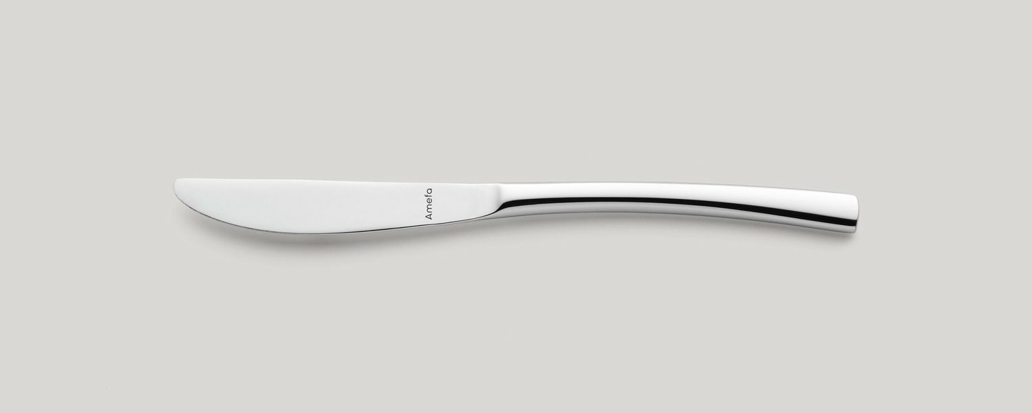 Amefa - Coltello da dessert manico pieno 207 mm Aurora