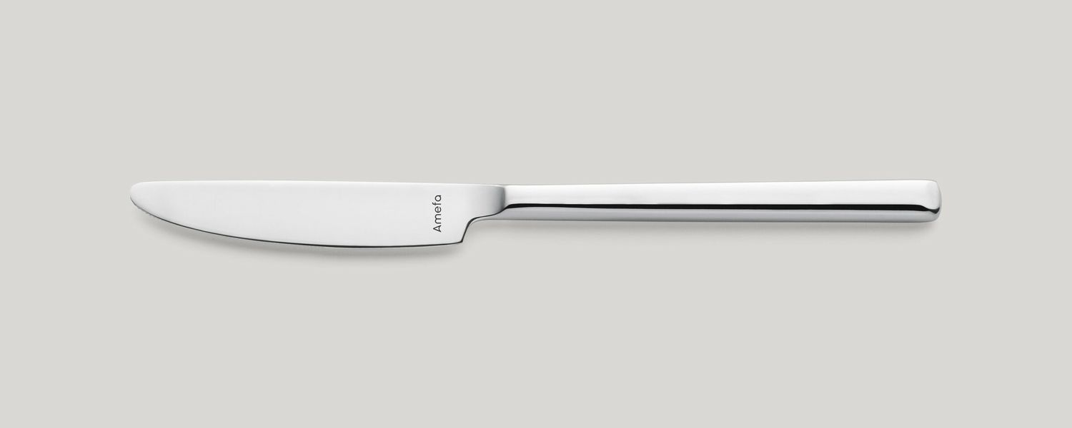 Amefa - Coltello da dessert manico pieno 205 mm Metropole
