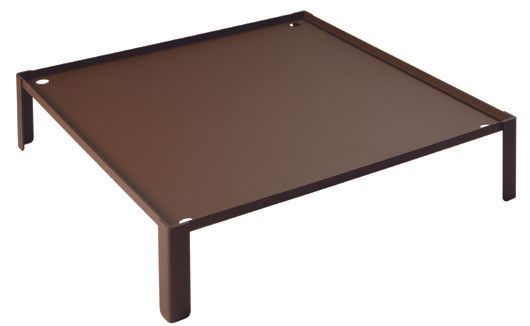 Alzata Presentazione Corten 40 x 40 H. 9 cm - Domino - Abert
