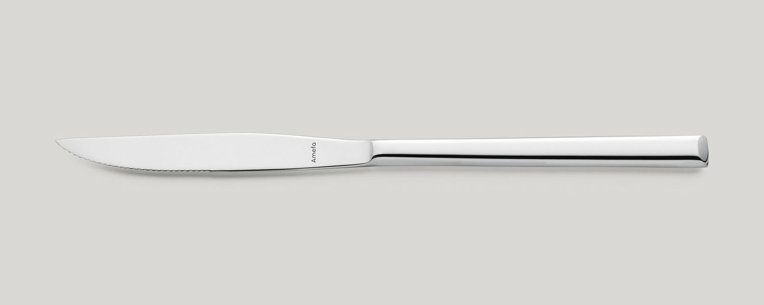 Amefa - Coltello da bistecca manico pieno 232 mm Metropole