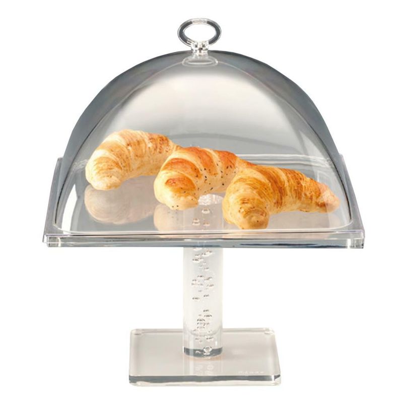 Alzata Quadra Con Campana 25 x 25 cm Bodrum - Tirolix