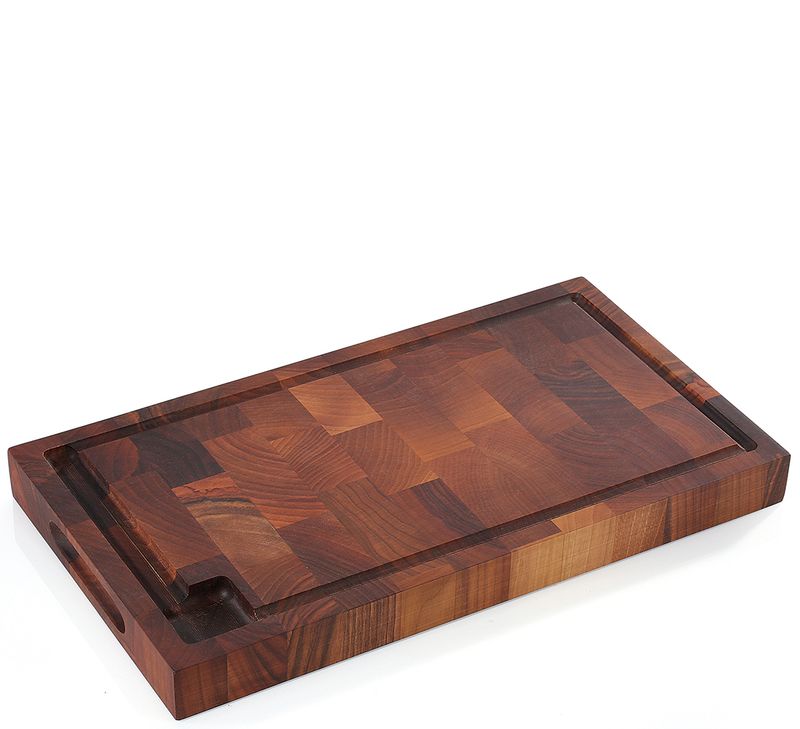 Tagliere da Macellaio Noce Legno Testa 45x25x4 cm - Zassenhaus