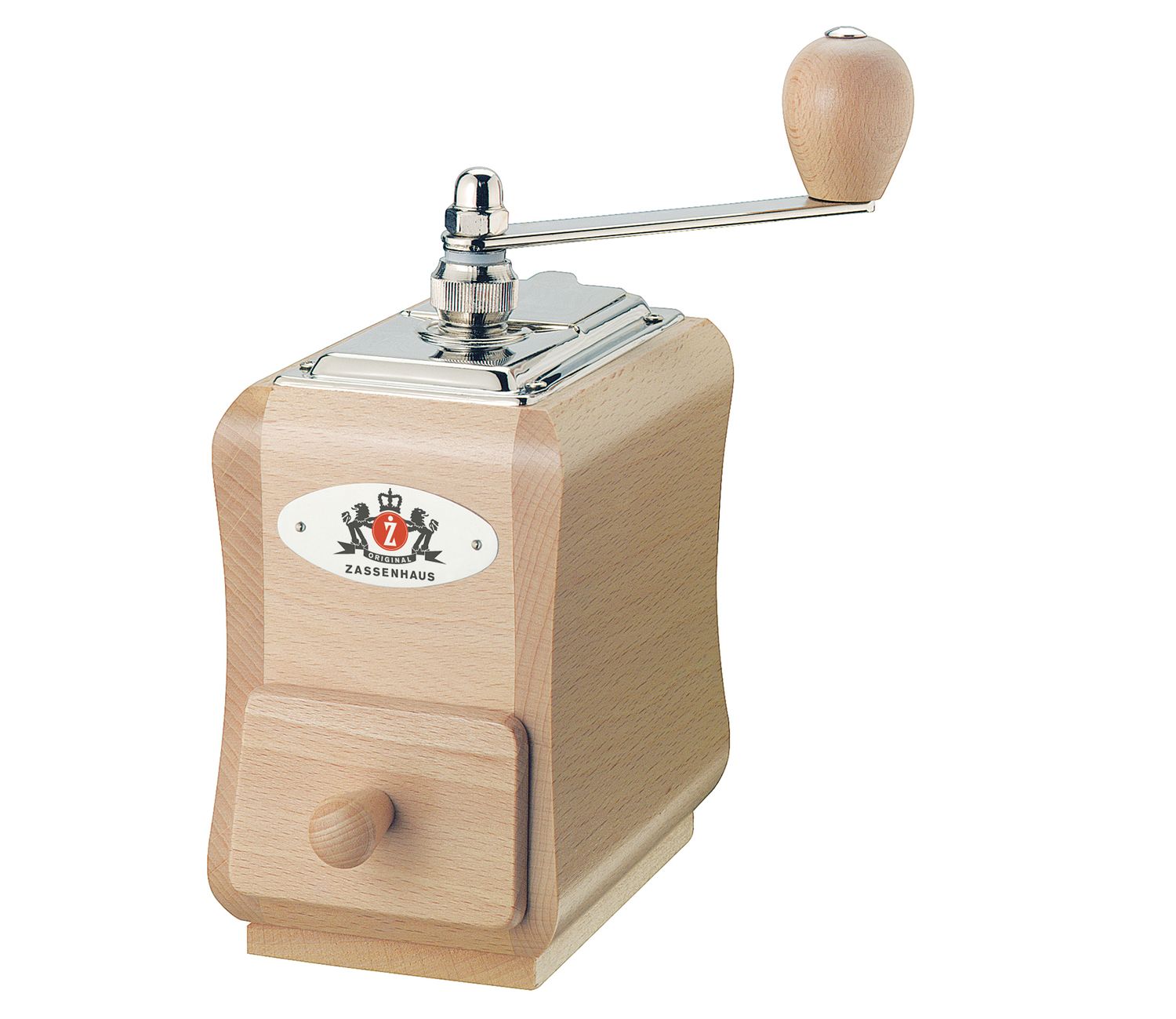 Macinacaffè Naturale 20 cm Santiago - Zassenhaus