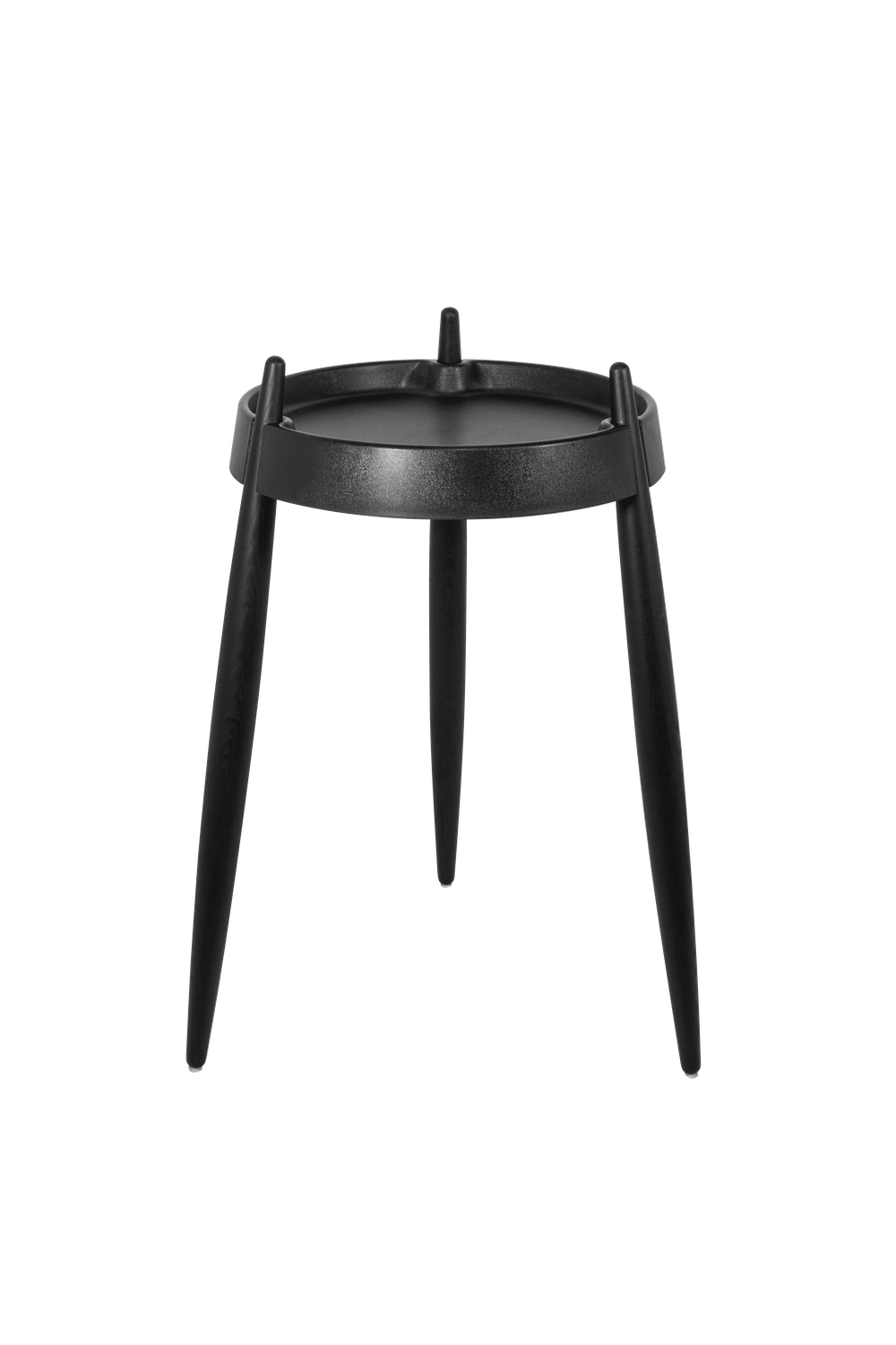 Tavolino 40 x 67 cm Liolà Nero Frassino Nero - Zafferano