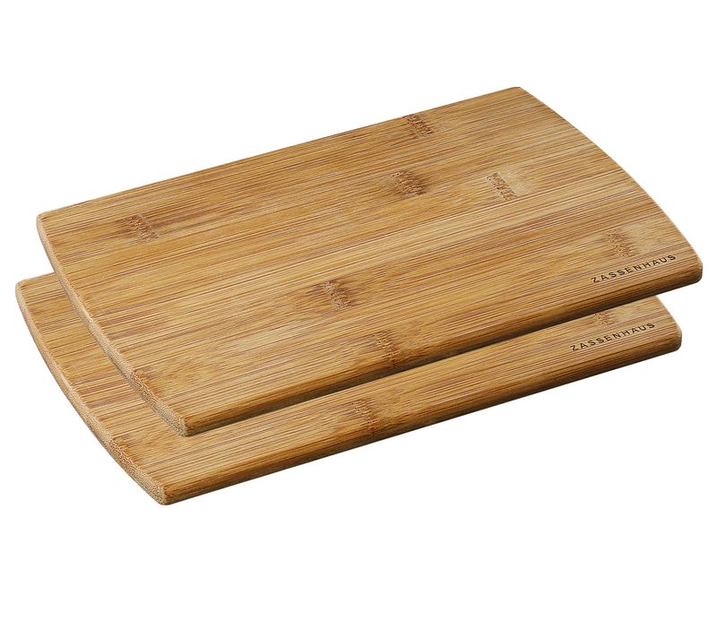 Tagliere da Cucina 2 Pezzi Bambù 26x17 cm - Zassenhaus