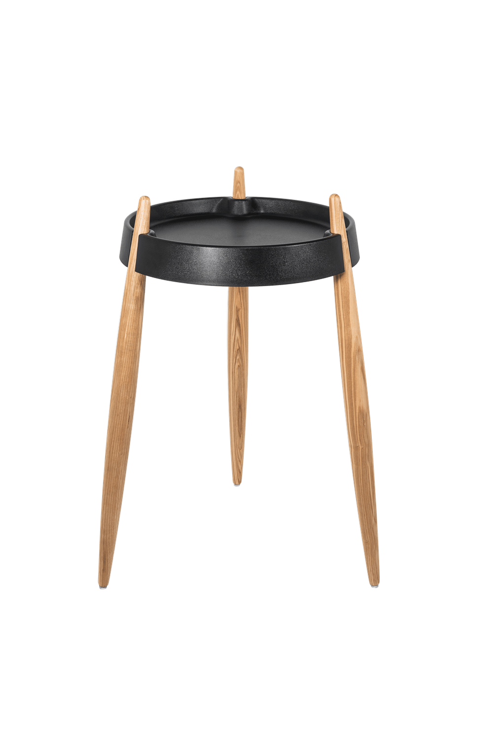 Tavolino 40 x 67 cm Liolà Nero Frassino Naturale - Zafferano