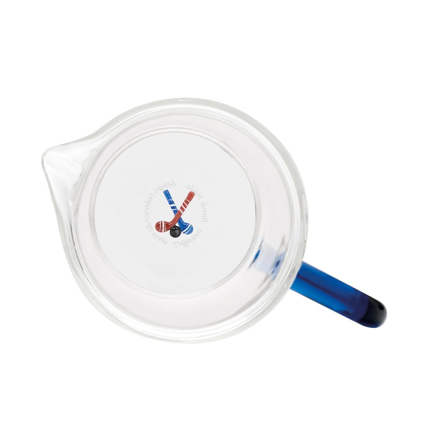 Caraffa 120 cl Teca Winter Game Hockey - Zafferano