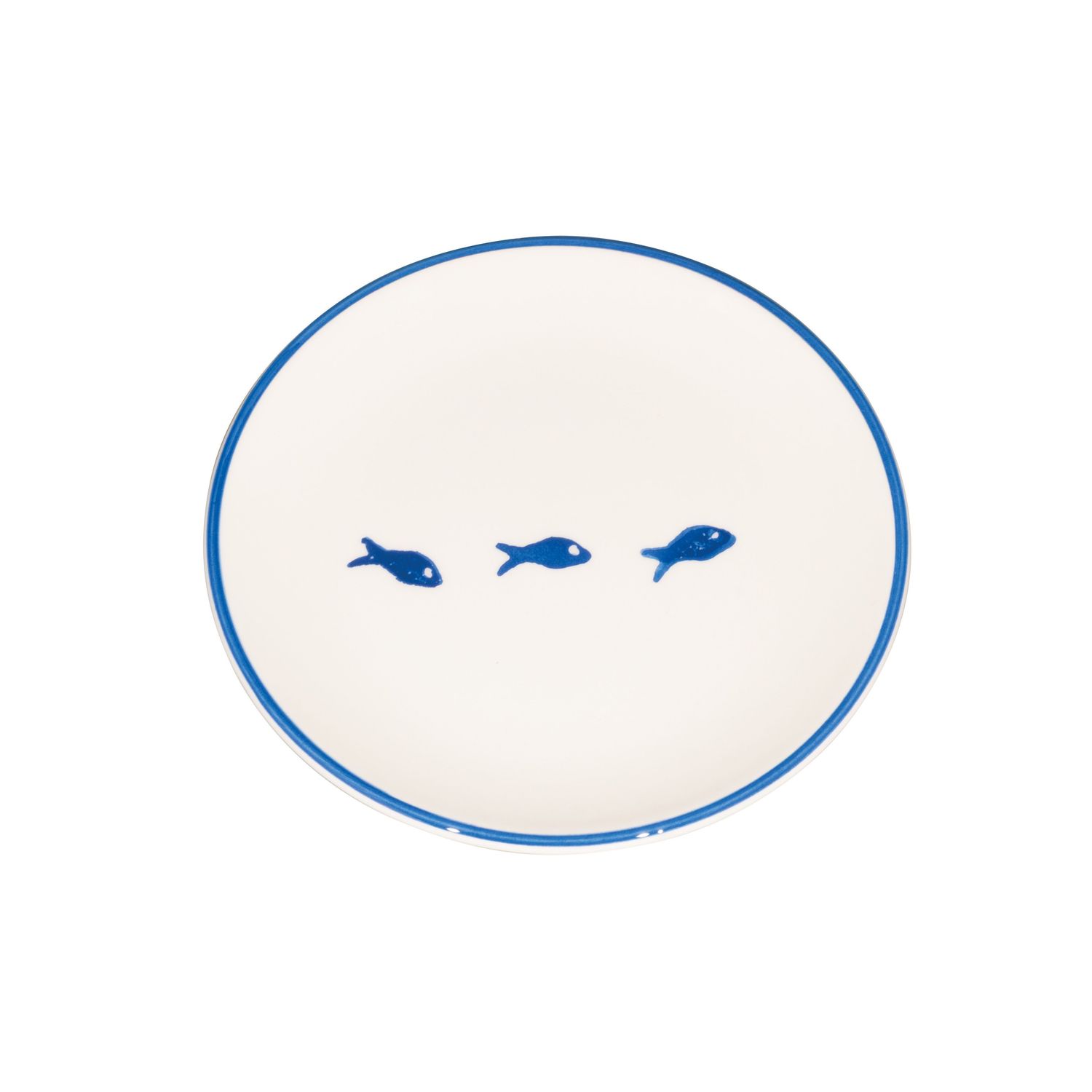 Piatto Lido Fish Azzurro 21 cm - Zafferano