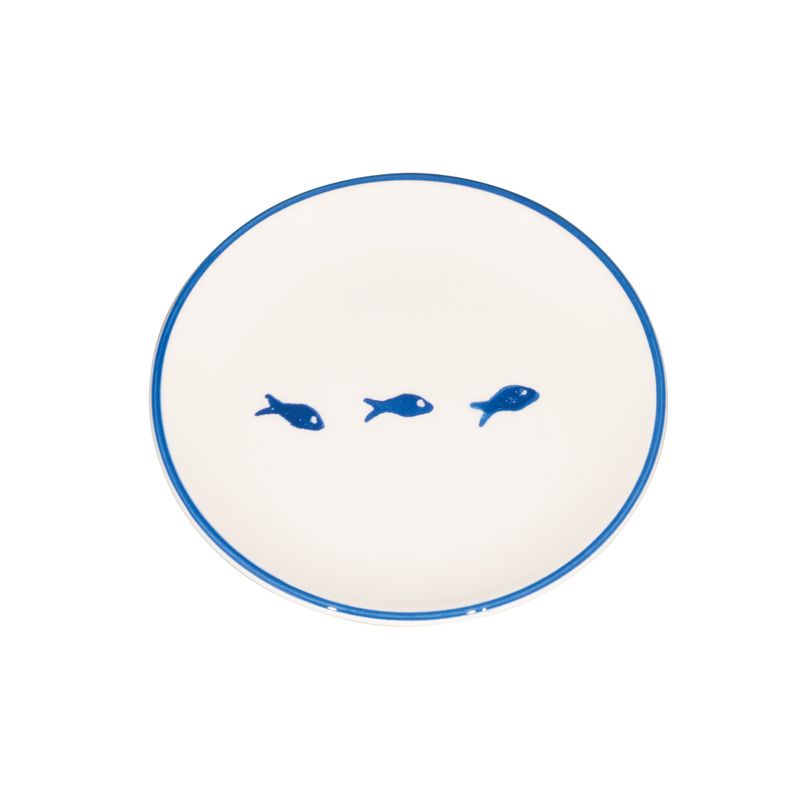 Piatto Lido Fish Azzurro 21 cm - Zafferano