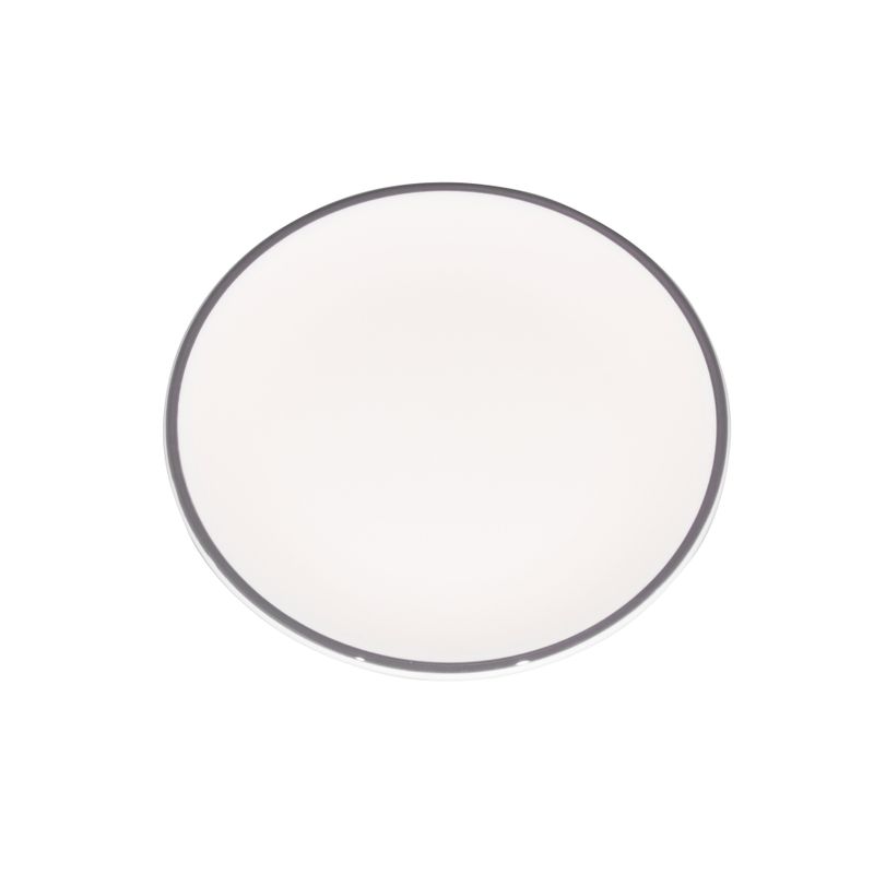 Piatto Lido Rim Grigio 21 cm - Zafferano