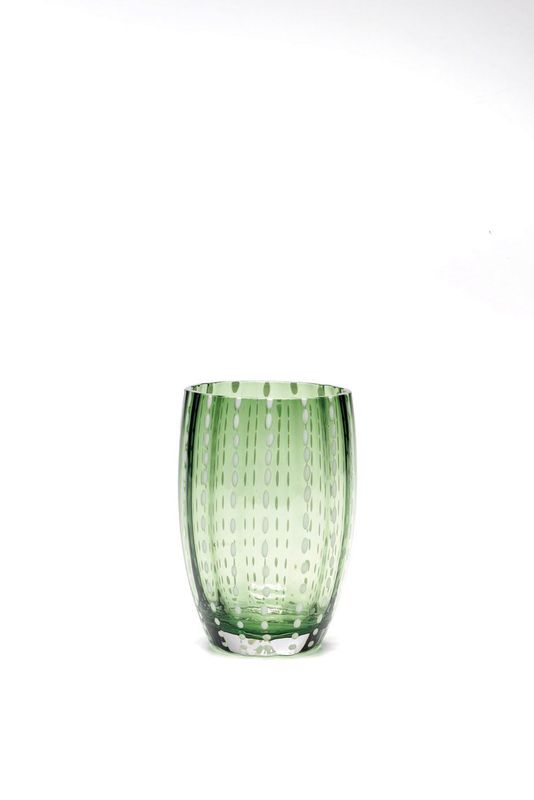 Tumbler 32 cl Perle Verde Inglese - Zafferano