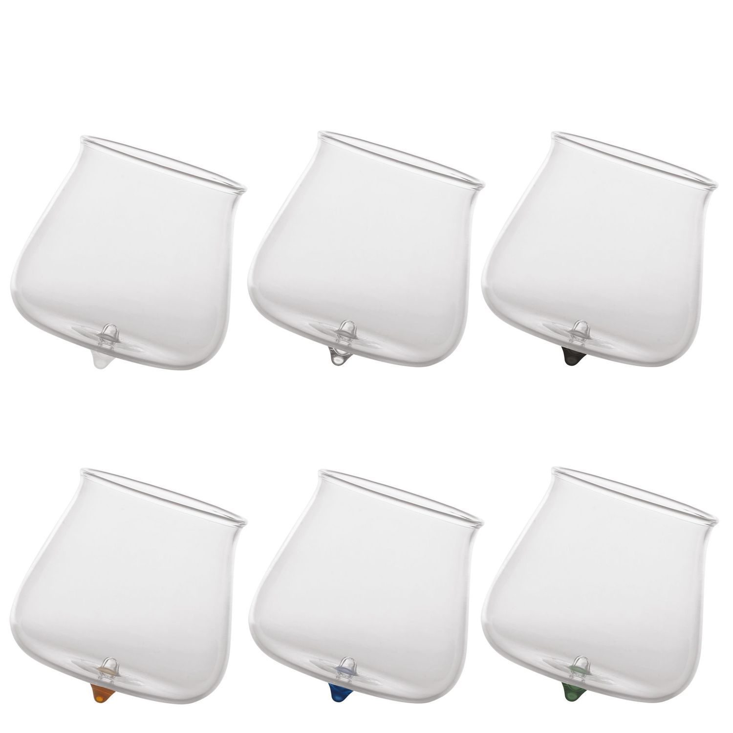 Set 6 pezzi Tumbler Pirolo Assortiti - Zafferano