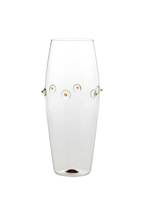 Vaso bombato alto 265 cl Patèa Giallo Oro - Zafferano